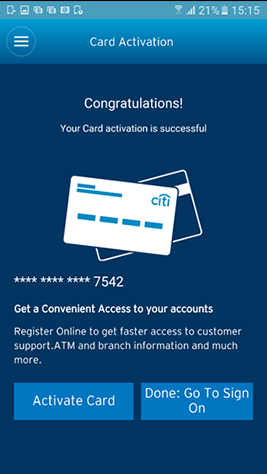 Card Activation