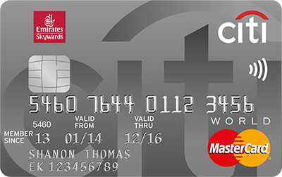 Emirates-Citibank World Credit Card