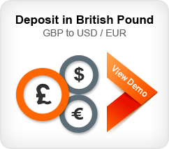 Deposit in British Pound