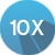 10x