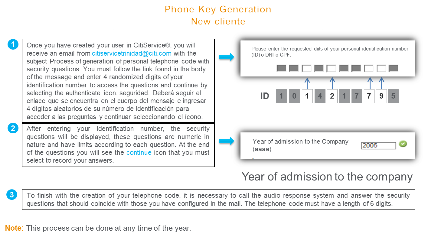  New Client Phone Key Generation