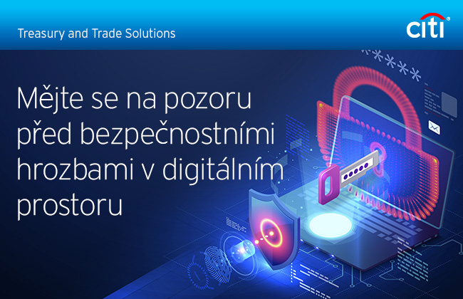 Citi&reg; Treasury and Trade Solutions | M&ecaron;jte se na pozoru p&rcaron;ed bezpe&ccaron;nostn&iacute;mi hrozbami v digit&aacute;ln&iacute;m prostoru