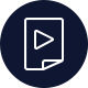 Document Play Icon