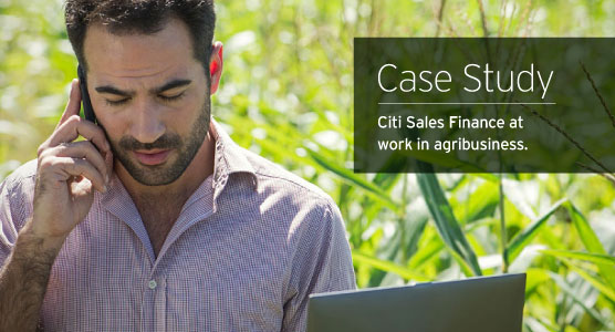 Citi Sales Finance at work in agribusiness