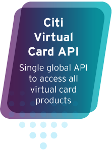 Citi Virtual Card API - Single global API to access all virtual card products