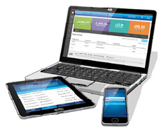 laptop and mobile devices