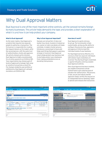Why Dual Approval Matters
