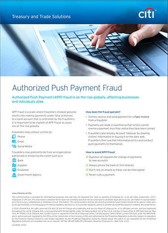 Authorized Push Payment Fraud