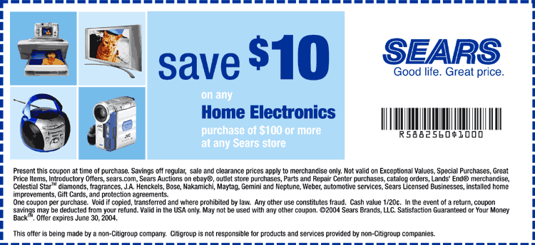 sears coupons printable 2011 sears coupons