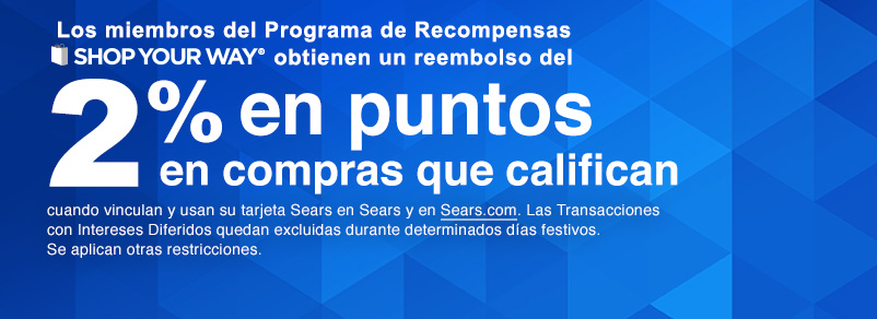 Sears card banner